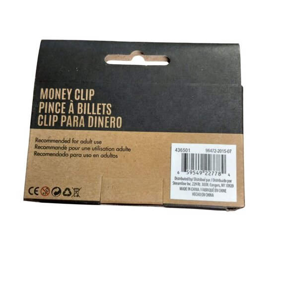 Money Clip Copper Classic Secure Organization Paper Bills Cards Boxed Gift NEW - Picture 3 of 6